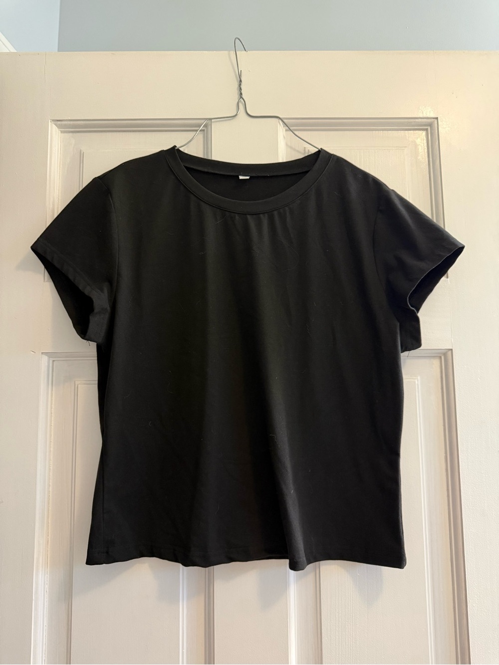 Classic Black Crewneck Women's Tee